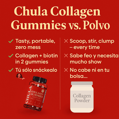 CHULA™ Gummies – Collagen + Biotin pa’ tu Piel, Pelo y Uñas